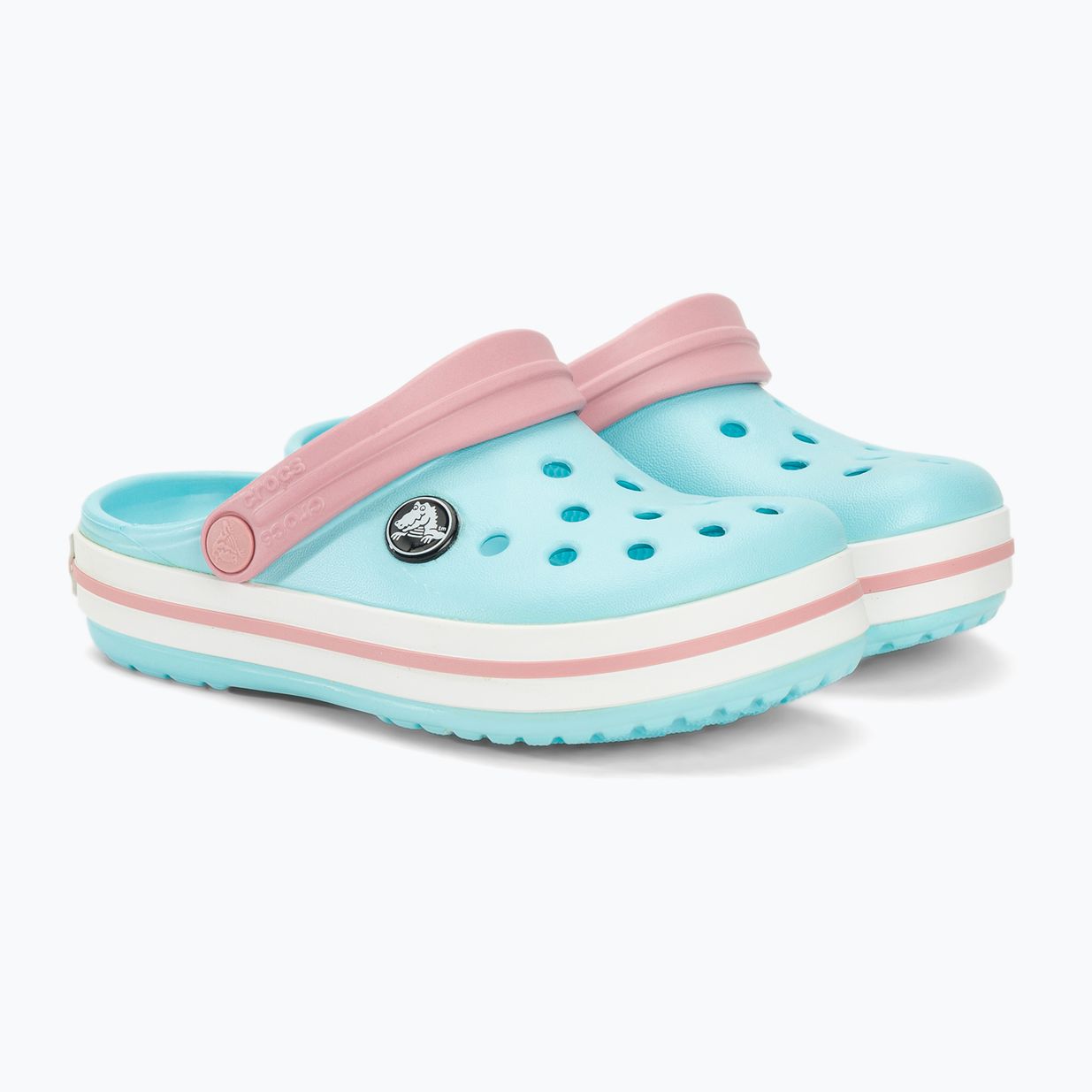 Παιδικές σαγιονάρες Crocs Crocband Clog ice blue/white 5