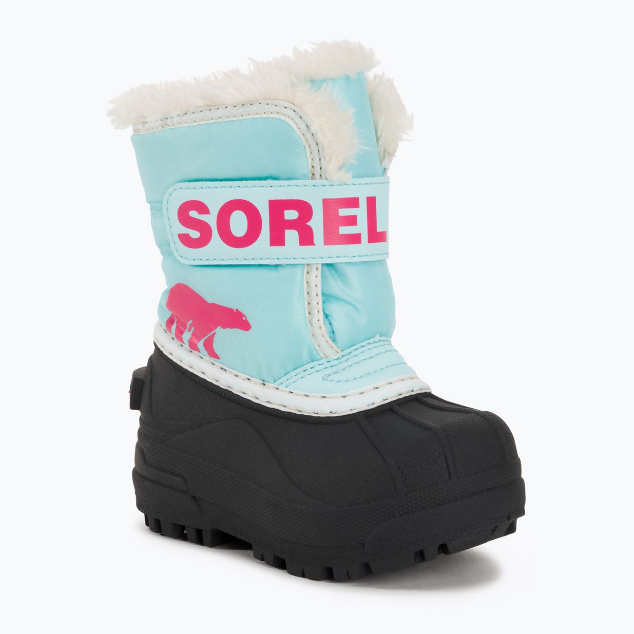 Sorel Snow Commander παιδικές μπότες χιονιού ocean surf/cactus pink