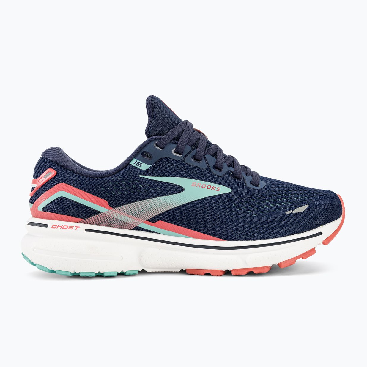 Brooks Ghost 15 γυναικεία παπούτσια για τρέξιμο peacoat/canal blue/rose 3