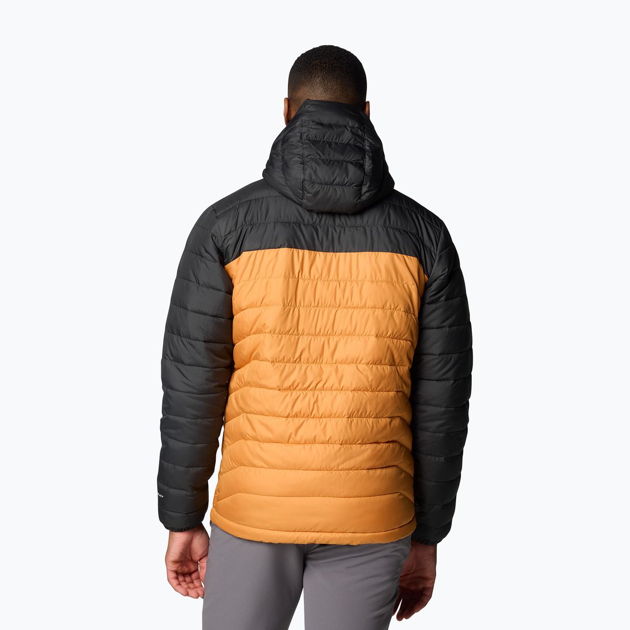 Columbia Powder Lite II Hooded sunstone/ shark down jacket για άνδρες 3