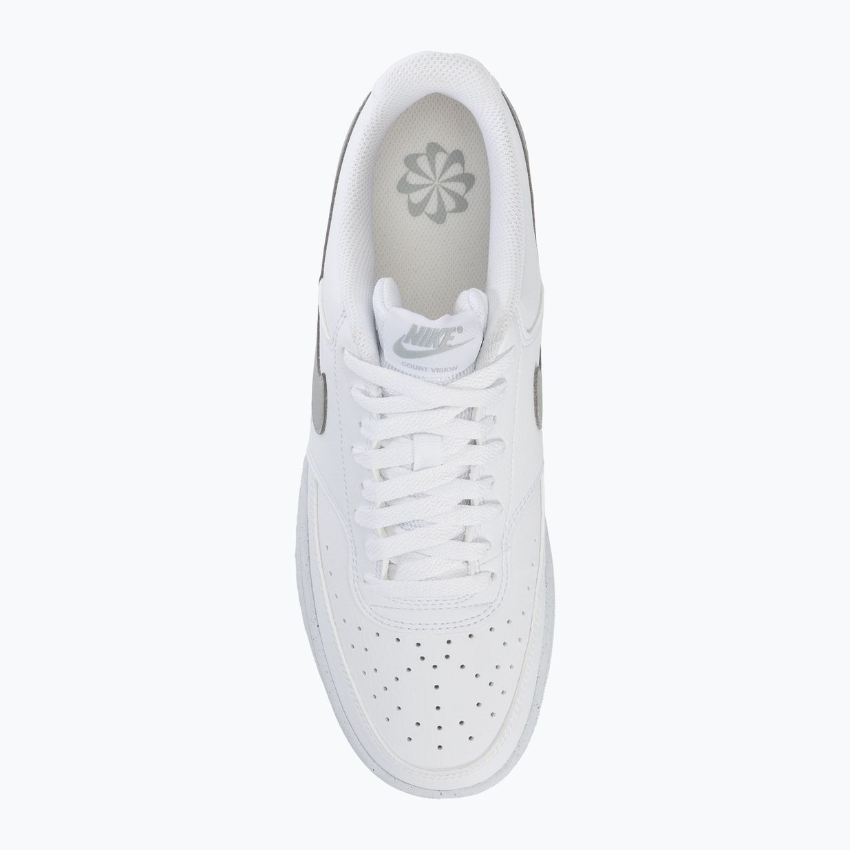 Ανδρικά παπούτσια Nike Court Vision Low Next Nature white/light smoke grey 5