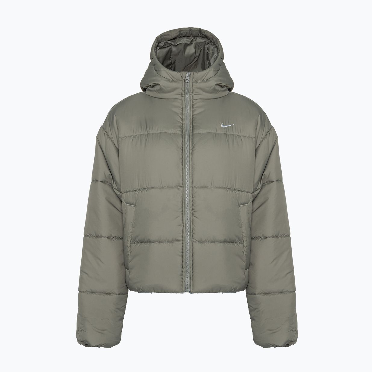 Γυναικείο πουπουλένιο μπουφάν Nike Sportswear Classic Puffer Therma-Fit light army/white