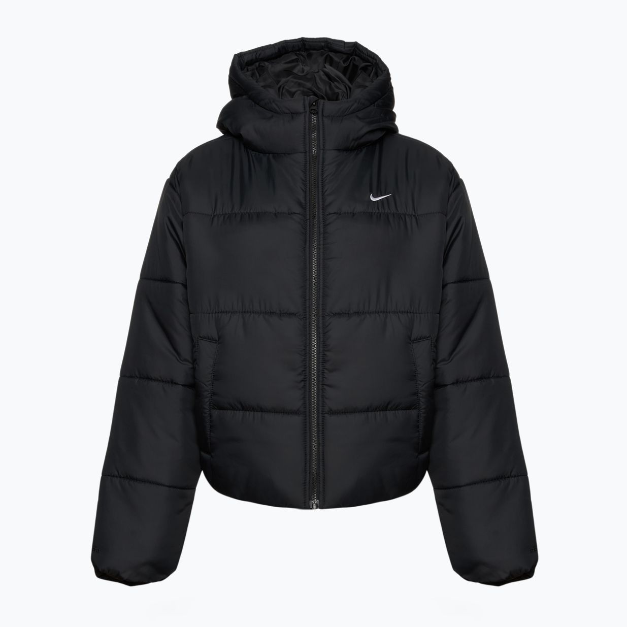 Γυναικείο πουπουλένιο μπουφάν Nike Sportswear Classic Puffer Therma-Fit black/white