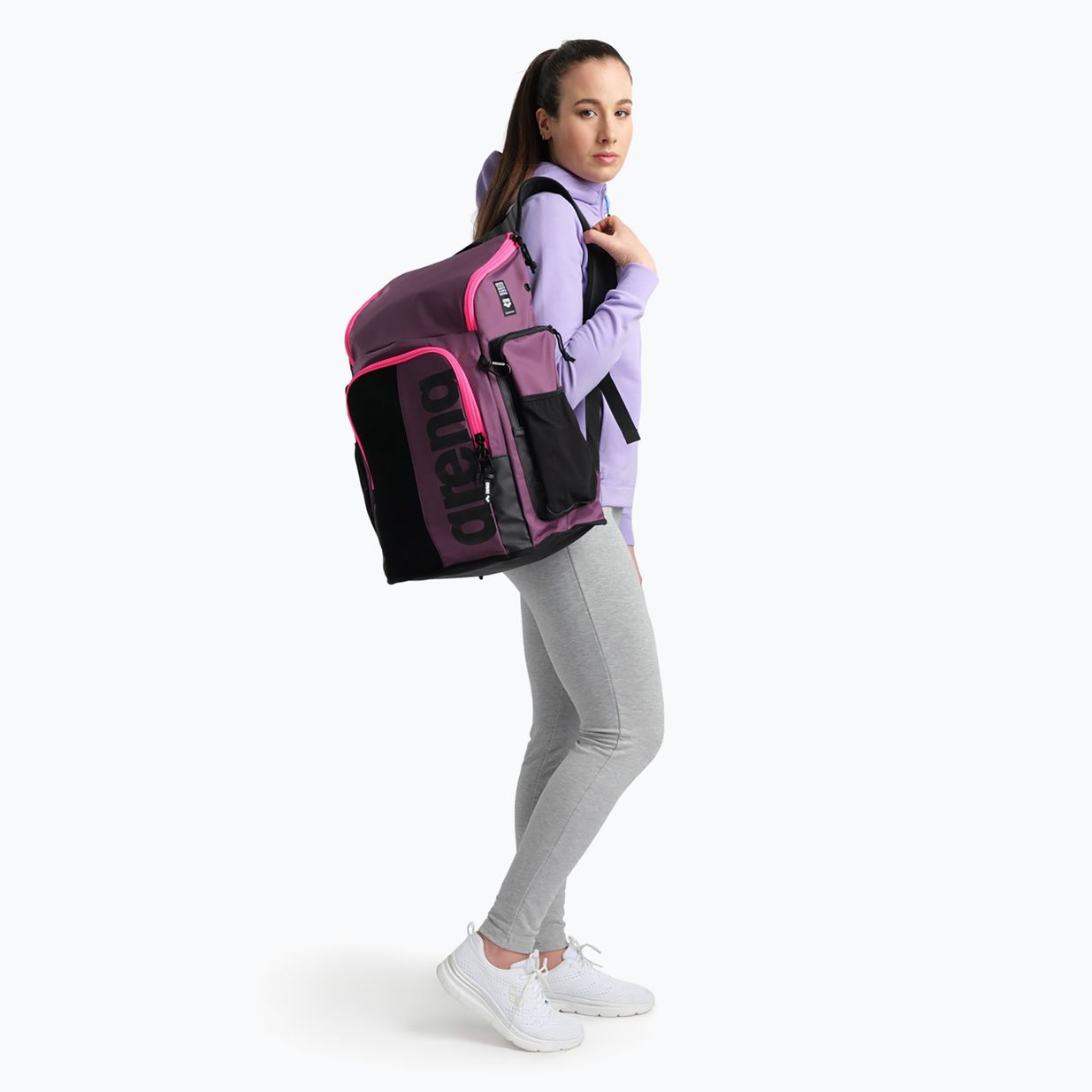 Σάκος πλάτης arena Spiky III 45 l plum/neon pink 10