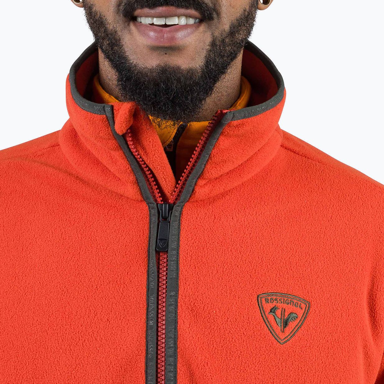 Ανδρικό φούτερ Rossignol Strawpile Fleece Fz tan 4