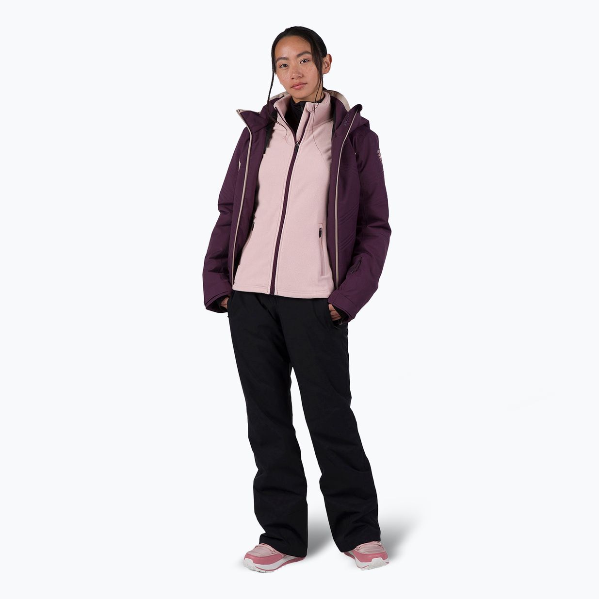 Γυναικείο φούτερ Rossignol Strawpile Fleece Fz powder pink 2