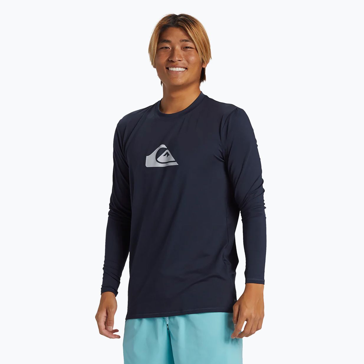 Ανδρικό μακρυμάνικο κολύμβησης Quiksilver Everyday Surf Tee dark navy 2