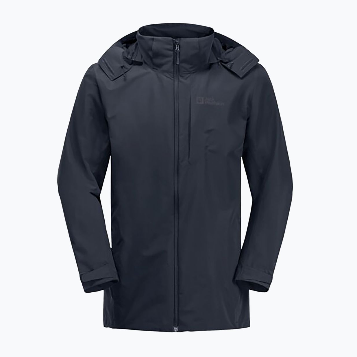 Jack Wolfskin ανδρικό μπουφάν βροχής Fernblick 2L νυχτερινό μπλε 7