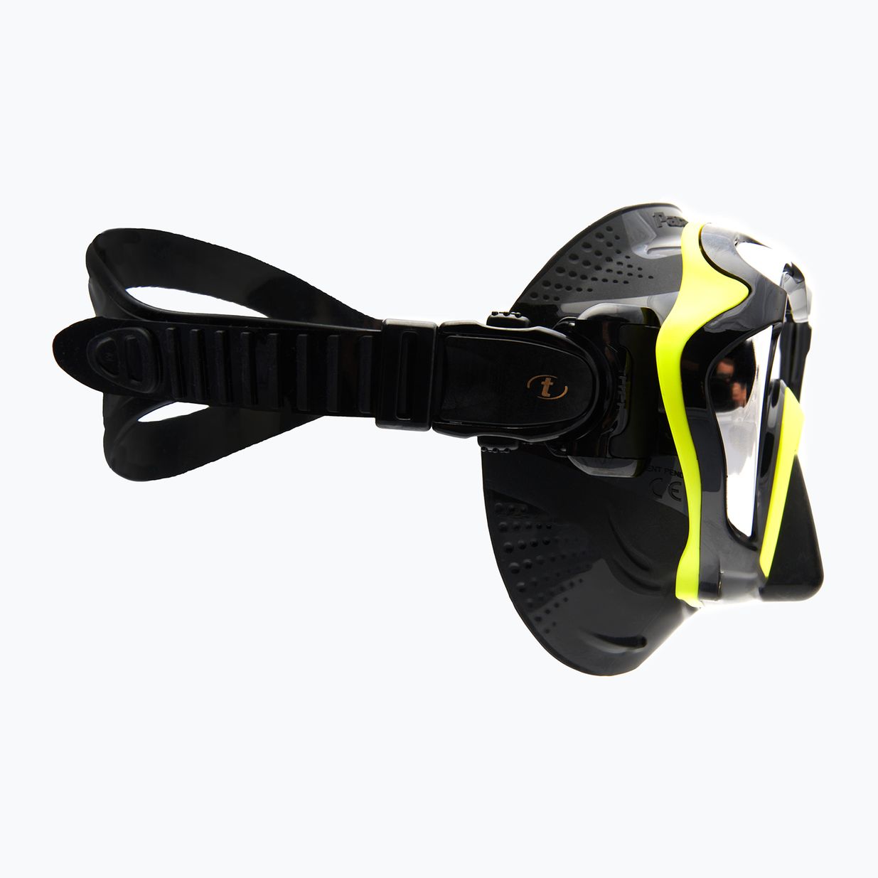 TUSA Paragon S Mask μάσκα κατάδυσης μαύρη και κίτρινη M-1007 3