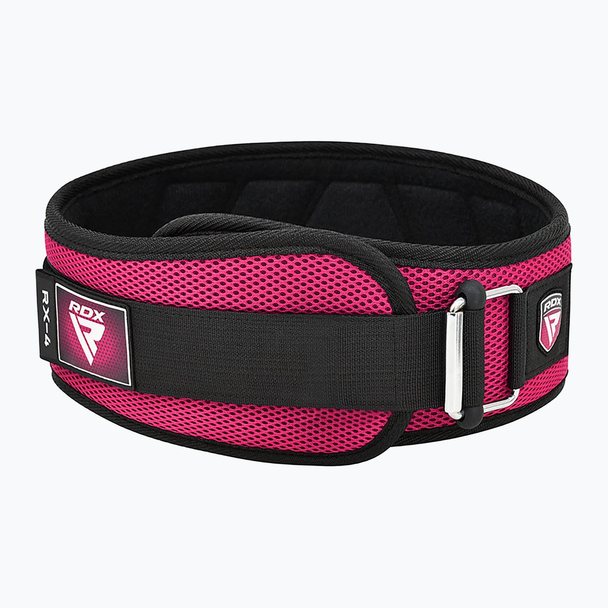 Ζώνη άρσης βαρών RDX Rx4 Weightlifting Belt pink 2