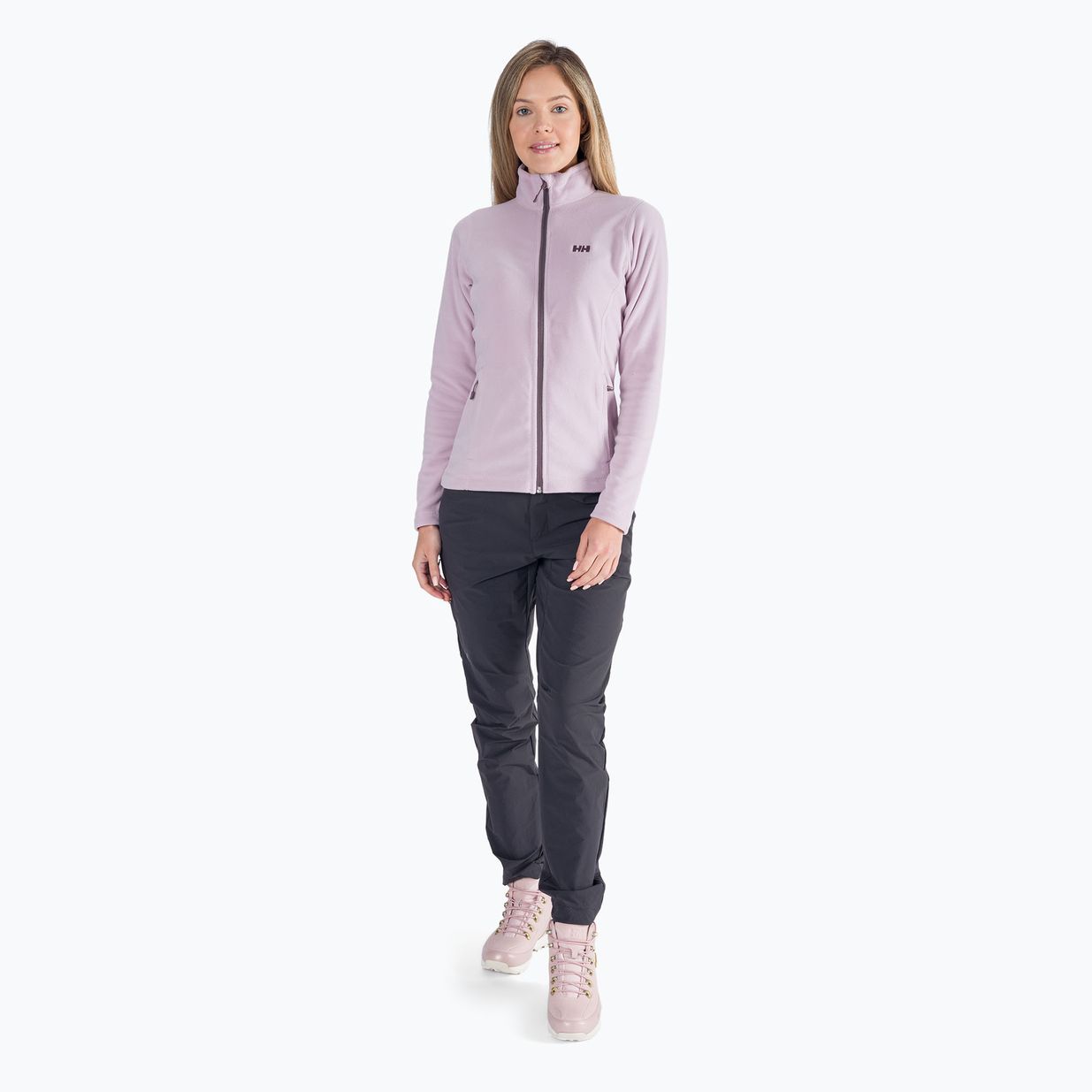 Helly Hansen γυναικεία μπλούζα Daybreaker fleece ανοιχτό ροζ 51599_692 2