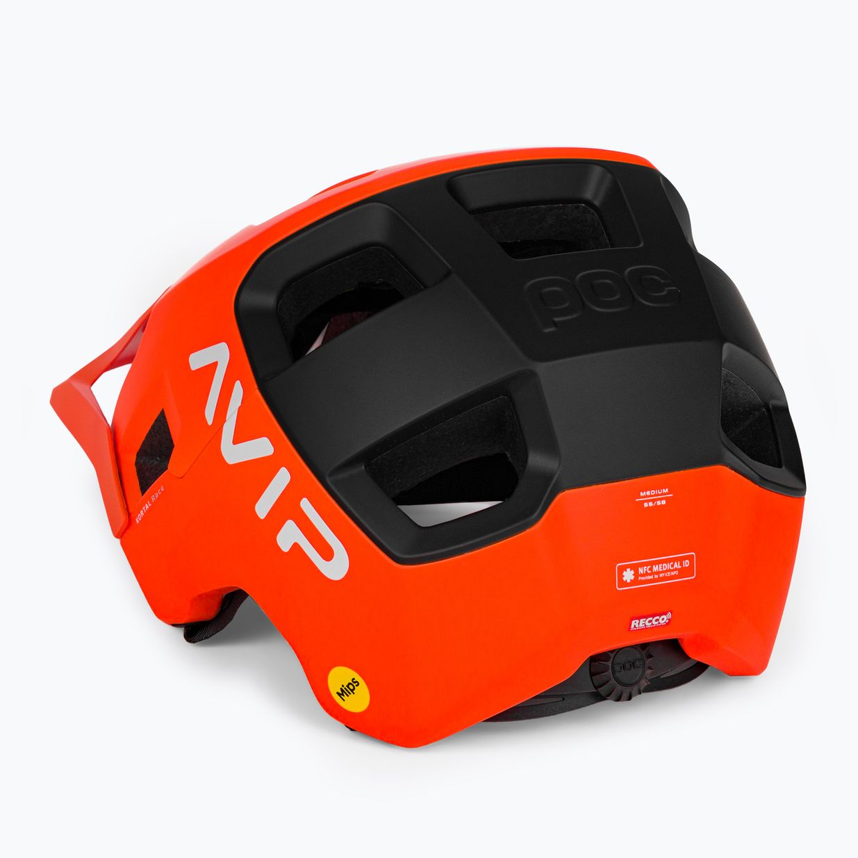 Κράνος ποδηλάτου POC Kortal Race MIPS fluorescent orange/uranium/black matt 4