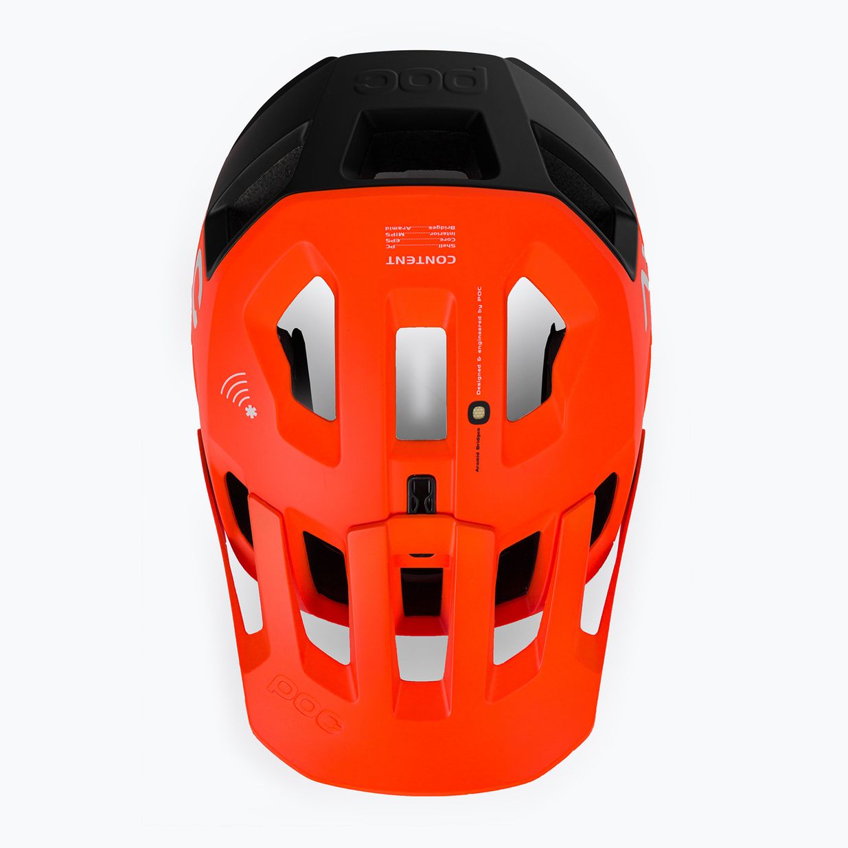 Κράνος ποδηλάτου POC Kortal Race MIPS fluorescent orange/uranium/black matt 6