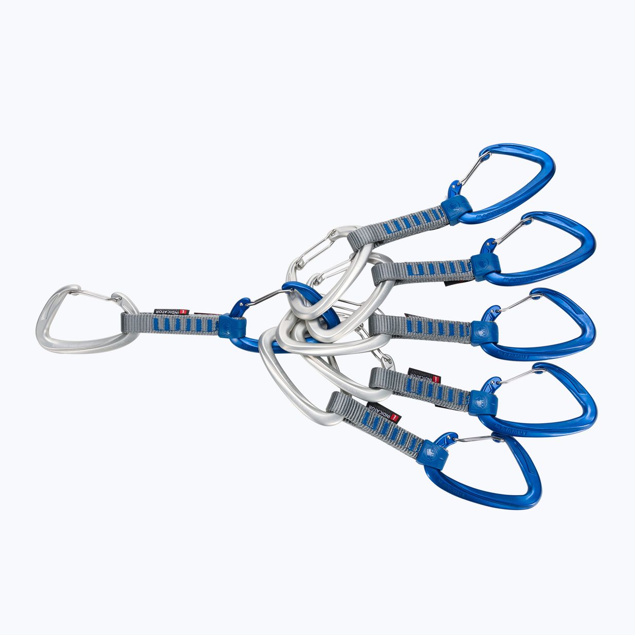 Mammut Crag Wire 10cm 6 τεμαχίων ασημί-μπλε σετ express