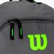 Wilson Team τένις σακίδιο πλάτης γκρι-πράσινο WR8009903001 4