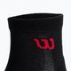 Wilson Quarter ανδρικές κάλτσες τένις 3 ζευγάρια μαύρες WRA803102 4