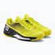 Wilson Rush Pro 4.0 Clay ανδρικά παπούτσια τένις μαύρο και κίτρινο WRS329450 5