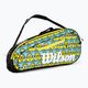 Wilson Minions 2.0 Team 3 Pack παιδική τσάντα τένις μπλε/κίτρινο WR8020301001