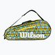 Παιδική τσάντα τένις Wilson Minions 2.0 Team 6 Pack μπλε κίτρινο μαύρο