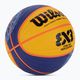 Wilson Fiba 3X3 Replica Παρίσι 2004 μπάσκετ μπλε/κίτρινο μέγεθος 6 2