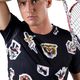 Ανδρικό μπλουζάκι τένις HYDROGEN Tattoo Tech μαύρο T00504007 5