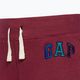 Παιδικό παντελόνι GAP V-Fall Fash Logo Jogger βαθύ κόκκινο γρανάδι 3