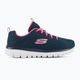 SKECHERS Graceful Get Connected γυναικεία παπούτσια προπόνησης navy/hot pink 2