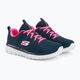 SKECHERS Graceful Get Connected γυναικεία παπούτσια προπόνησης navy/hot pink 4