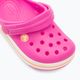 Crocs Kids Crocband Clog ηλεκτρικό ροζ/κανταλούπι σαγιονάρες 8