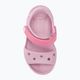 Crocs Crockband Παιδικό σανδάλι μπαλαρίνα ροζ 5