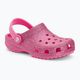 Crocs Classic Glitter Clog ροζ λεμονάδα παιδικές σαγιονάρες 2
