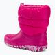 Crocs Classic Neo Puff candy pink junior μπότες χιονιού 3