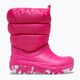 Crocs Classic Neo Puff candy pink junior μπότες χιονιού 9