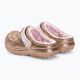 Crocs Classic Lined Glitter Clog χρυσό/μικρό ροζ παιδικές σαγιονάρες 4
