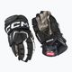 CCM Tacks AS-V Pro YTH μαύρα/λευκά παιδικά γάντια χόκεϊ CCM Tacks AS-V Pro YTH μαύρα/λευκά παιδικά γάντια χόκεϊ