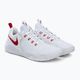 Ανδρικά παπούτσια βόλεϊ Nike Air Zoom Hyperace 2 λευκό και κόκκινο AR5281-106 4