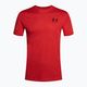 Under Armour Sportstyle Left Chest SS ανδρικό μπλουζάκι προπόνησης κόκκινο/μαύρο 4