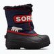 Sorel Snow Commander παιδικές μπότες πεζοπορίας nocturnal/sail red 7