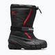 Sorel Flurry Dtv μαύρο/φωτεινό κόκκινο junior μπότες χιονιού 7