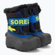 Sorel Snow Commander παιδικές μπότες χιονιού μαύρες / σούπερ μπλε 4
