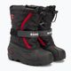 Sorel Flurry Dtv παιδικές μπότες χιονιού μαύρο/φωτεινό κόκκινο 4