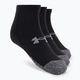 Under Armour Heatgear Low Cut αθλητικές κάλτσες 3 ζευγάρια μαύρες 1346753