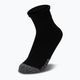 Under Armour Heatgear Quarter αθλητικές κάλτσες 3 ζευγάρια μαύρες 1353262
