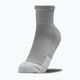 Under Armour Heatgear Quarter αθλητικές κάλτσες 3 ζευγάρια γκρι/μαύρο/λευκό 1353262 3
