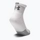 Under Armour Heatgear Quarter αθλητικές κάλτσες 3 ζευγάρια λευκές και γκρι 1353262 2