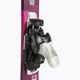 Παιδικά χιονοδρομικά σκι Salomon Lux Jr S + C5 bordeau/pink 5