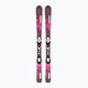 Παιδικά χιονοδρομικά σκι Salomon Lux Jr S + C5 bordeau/pink 6