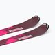 Παιδικά χιονοδρομικά σκι Salomon Lux Jr S + C5 bordeau/pink 9