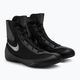 Nike Machomai 2 μαύρο/μεταλλικό σκούρο γκρι παπούτσια πυγμαχίας 4