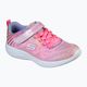 SKECHERS Go Run 600 Shimmer Speeder παιδικά παπούτσια προπόνησης ανοιχτό ροζ/multi 11